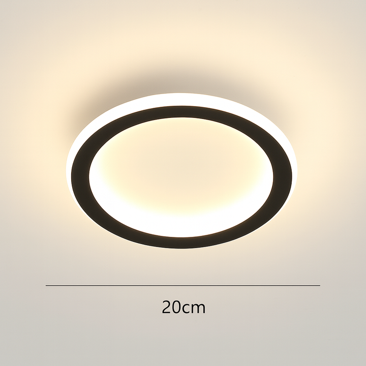 Rund LED-taklampe i skandinavisk stil | 1 lyskilde