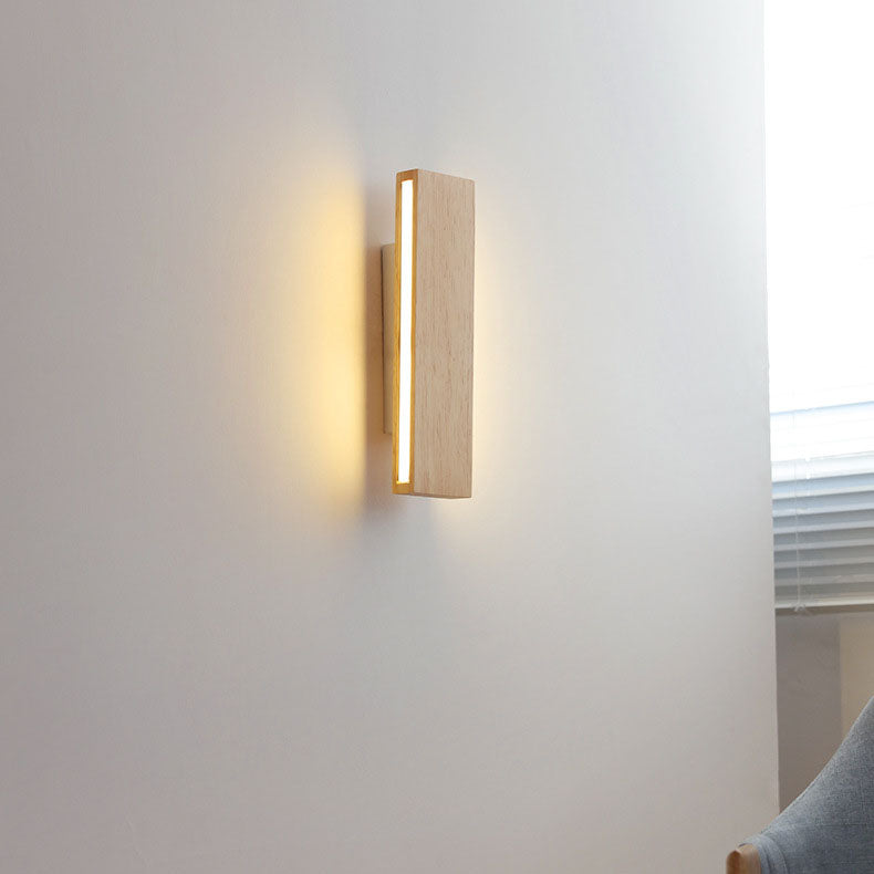 Japansk LED-vegglampe | Minimalistisk, dreibar vegglampe