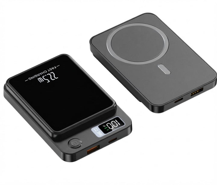 Magnetisk powerbank – Ultratynn med superrask trådløs lading