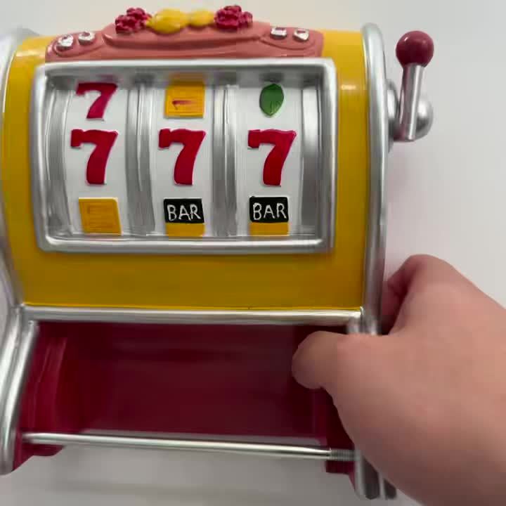 Jackpot toalettpapirholder – Spilleautomat-design og veggmontert