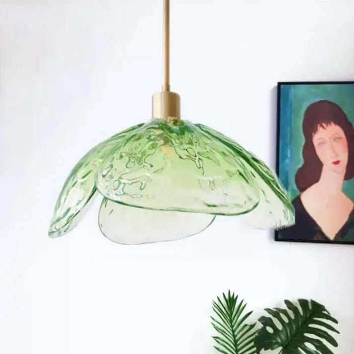 Blomsterblad Hengelampe - Elegant Nattlampe
