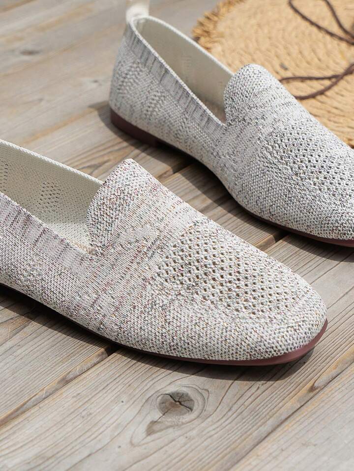 Ortopediske slip-on-sneakers for dame med myk fotseng og pustende mesh