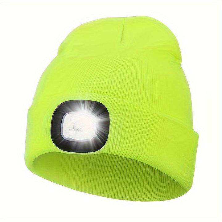 Unisex Lue med LED-lys – Praktisk Belysning for Kveldsturer