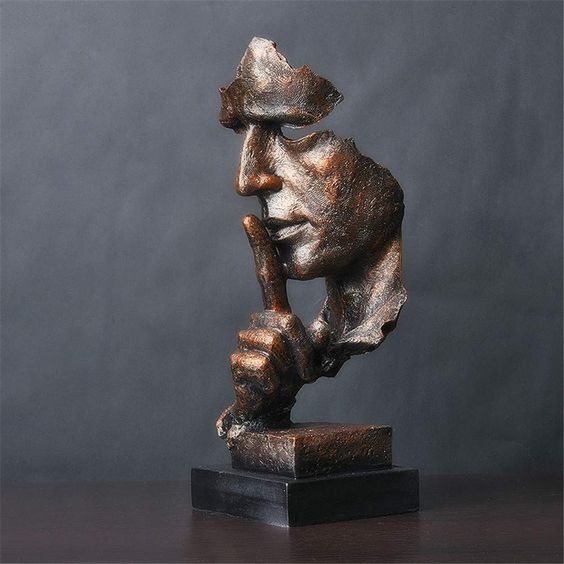 Serenity Sculpt – Abstrakt Skulptur for Rolig Ettertanke i Hjemmet Ditt