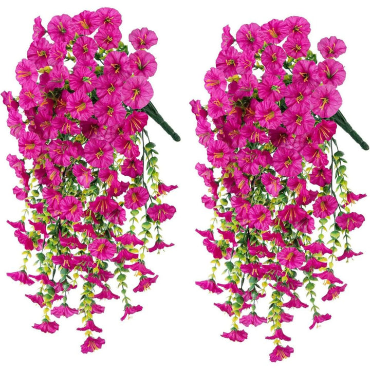 UV Motstandsdyktig Kunstig Morgenklematis Blomst Hengende Dekor