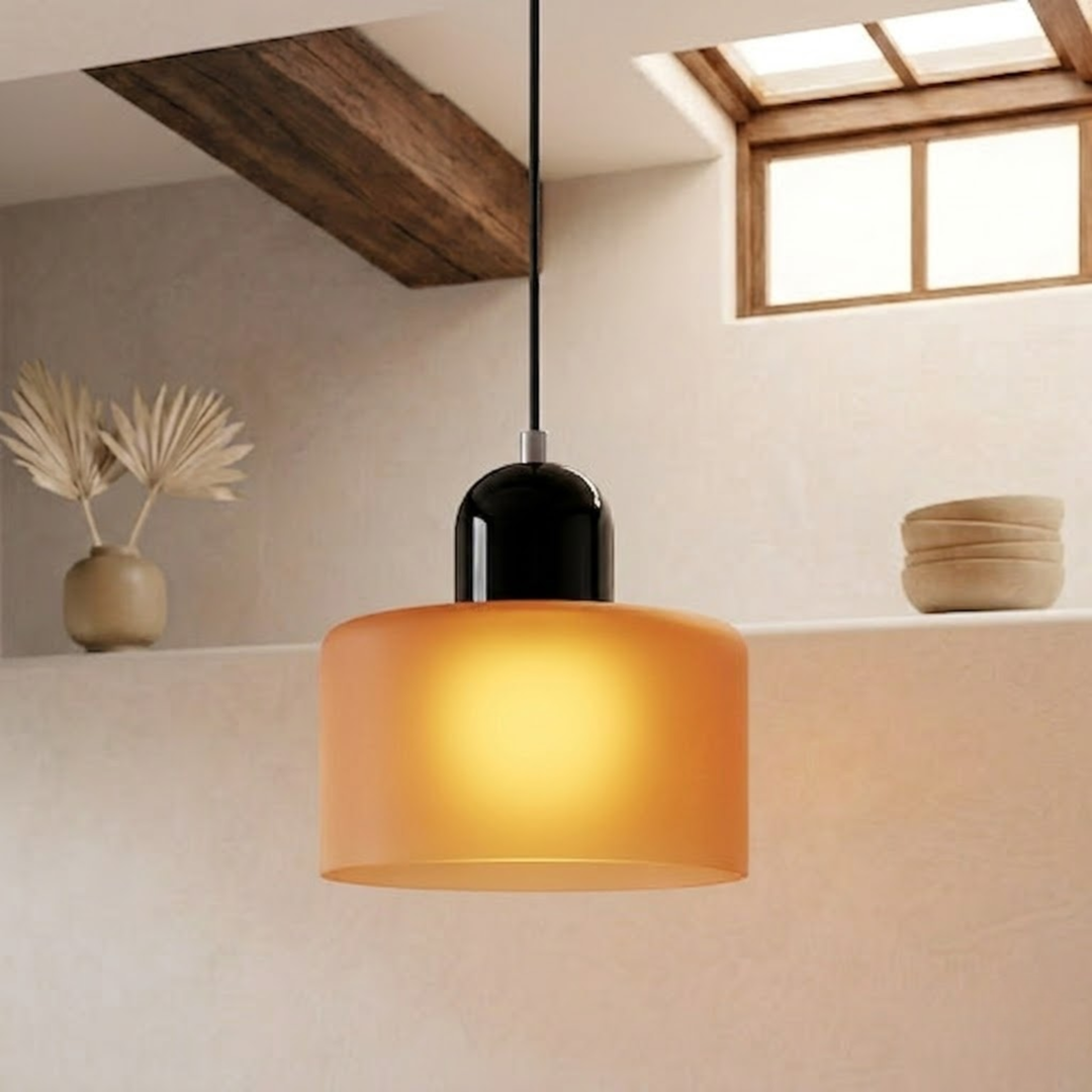 Ringformet taklampe med utvidet halo-design