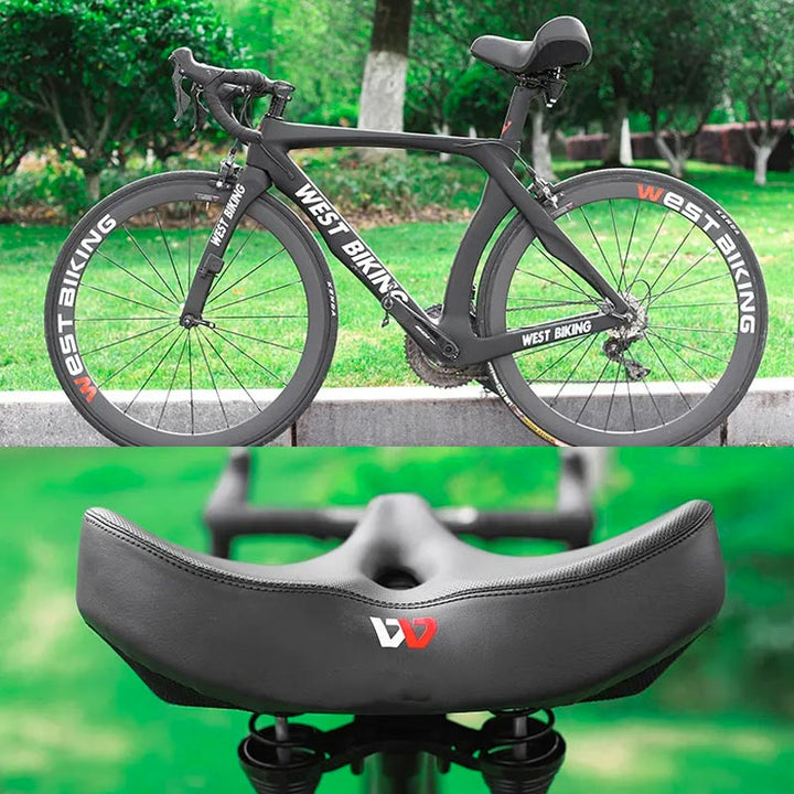 CyclePad Komfortabel Sykkelsadel med Ekstra Bred Sete