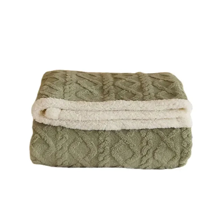 WarmWool Tykt Vinterteppe i Lammeull