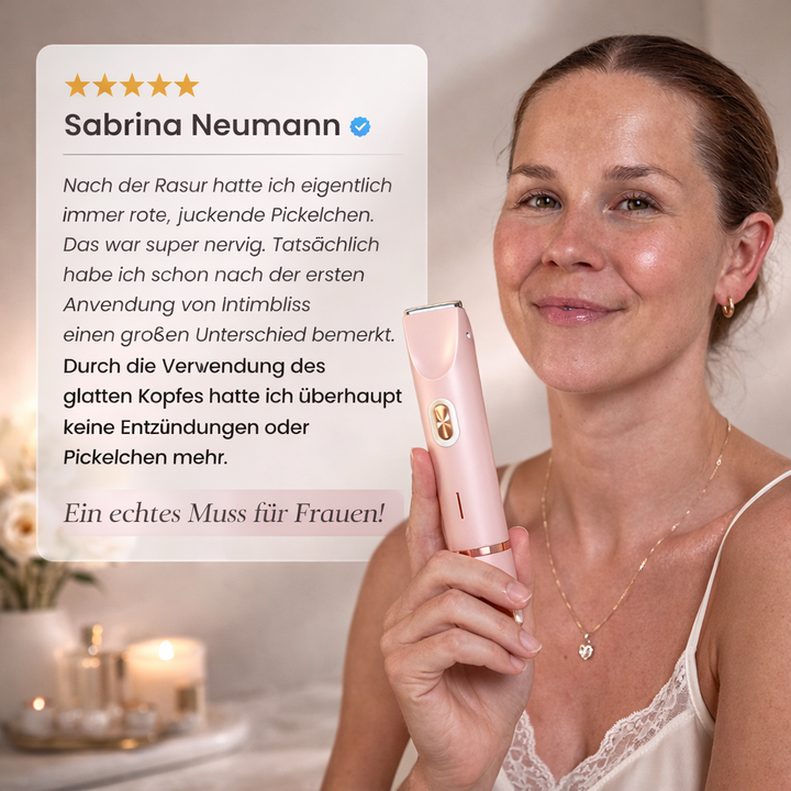 Elektrisk bikinitrimmer for kvinner, vanntett trådløs barbermaskin for følsom hud