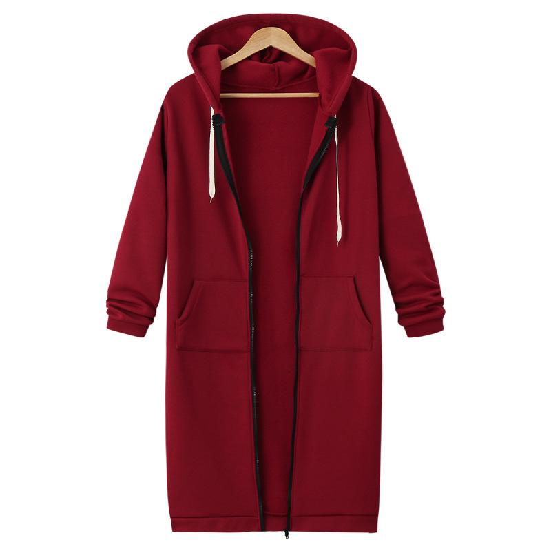 Rento pitkä naisten neuletakki - CozyZip