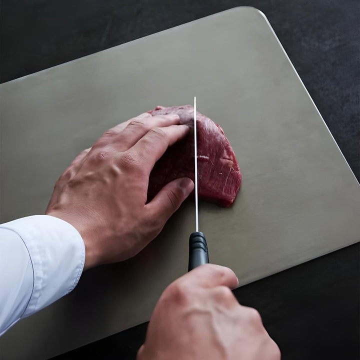 Premium Edelstål Skjærebrett for Maksimal Hygiene og Holdbarhet