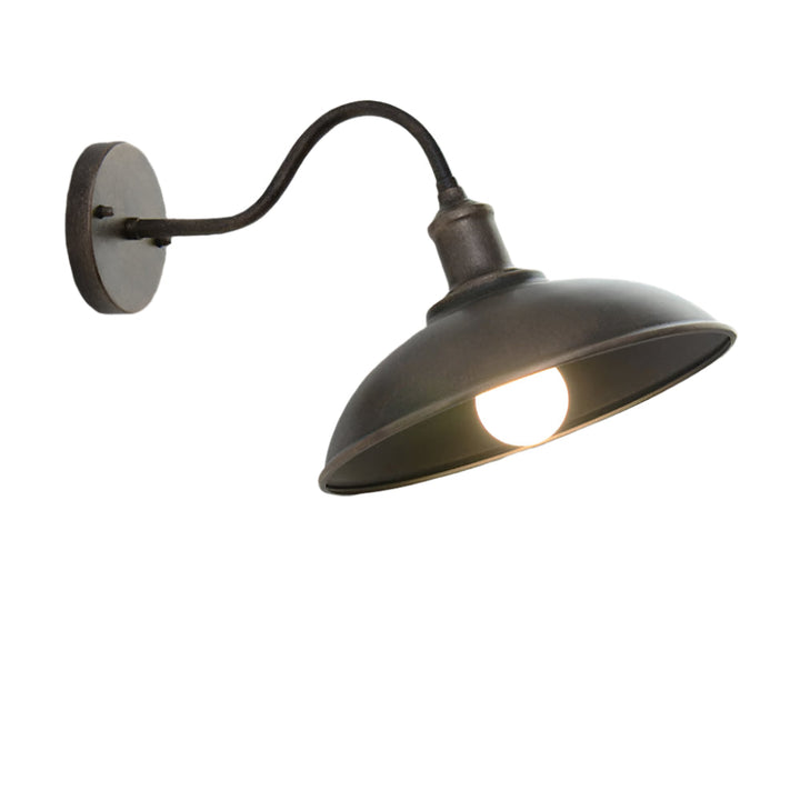 Vintage Industriell Utendørs Vegglampe i Jern LED 1 Lyskilde