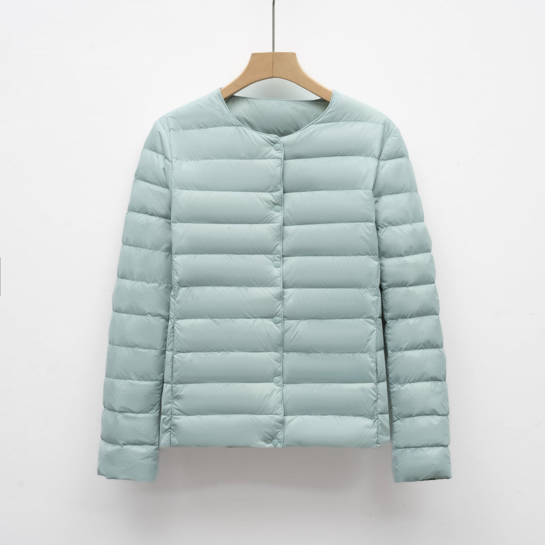 Kragefri Bærbar Puffer for Vår og Vinter