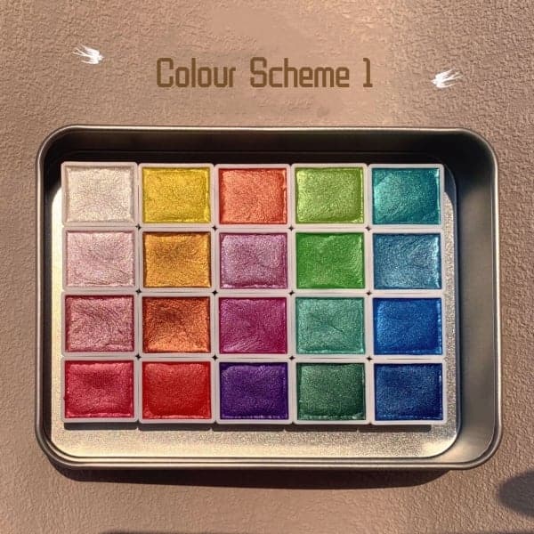 Flerfarget Akvarellmalingsett - ColorCrafter