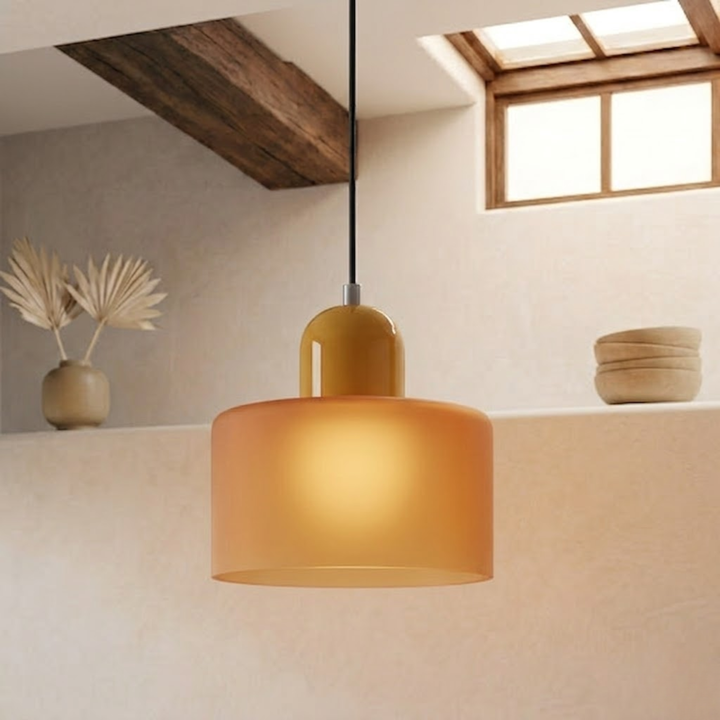 Ringformet taklampe med utvidet halo-design