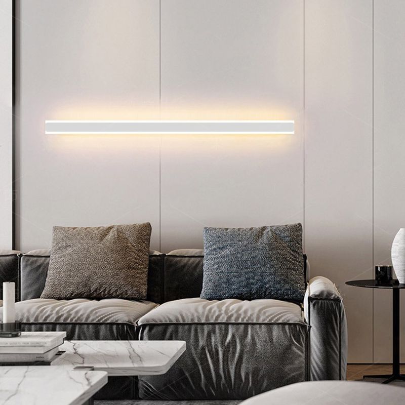 Arisha Minimalistisk Lineær Vegglampe LED Gull/Svart/Hvit Soverom