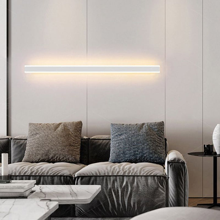 Arisha Minimalistisk Lineær Vegglampe LED Gull/Svart/Hvit Soverom
