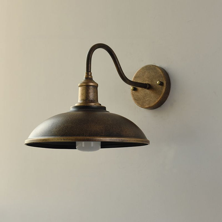 Vintage Industriell Utendørs Vegglampe i Jern LED 1 Lyskilde