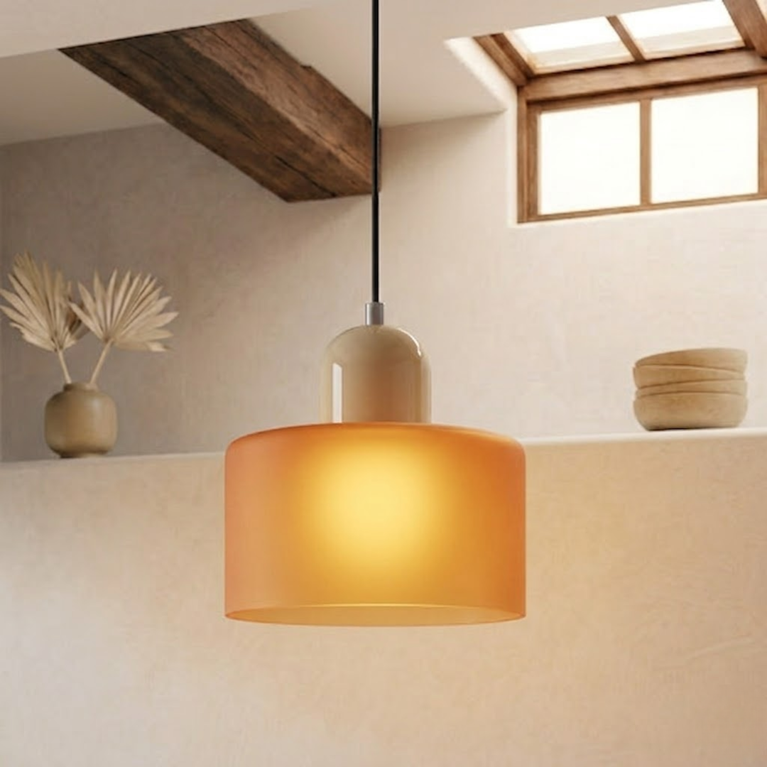Ringformet taklampe med utvidet halo-design