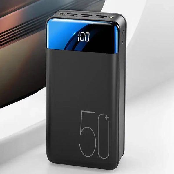 Voltaro Powerbank 50 000 mAh | Ultrarask Lading | For Laptop, Nettbrett og Smarttelefon | Kompakt og Ekstremt Kraftig