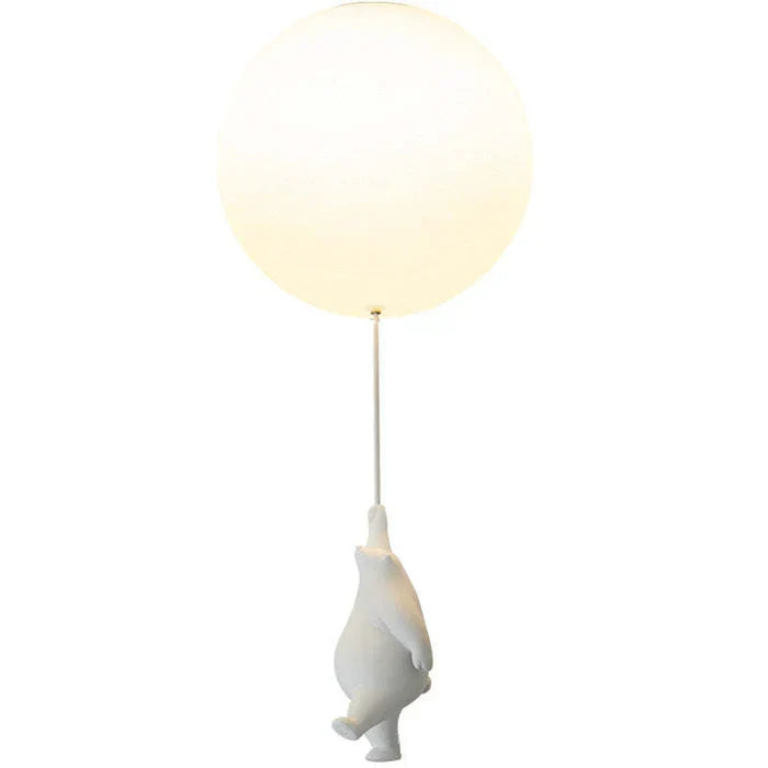 Taklampe for barn med bjørn og ballong - CloudBear