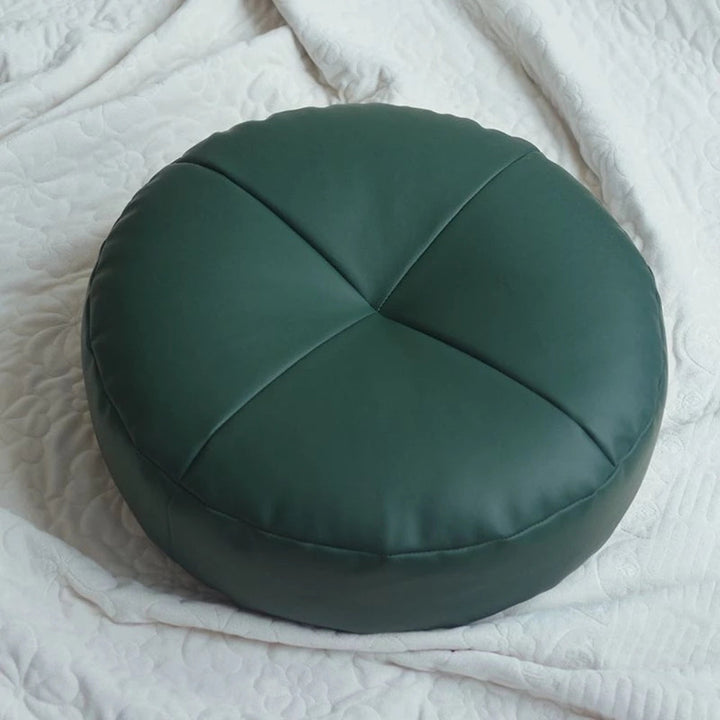 Nappa Lær Japansk Stil Pute – Minimalistisk Komfort med et Luksuriøst Preg