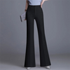 Kvinne Elegant Slim Fit Høy Liv Flared Bukser