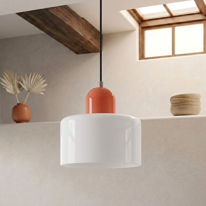 Ringformet taklampe med utvidet halo-design