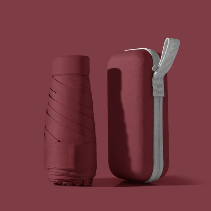Kompakt Reiseparaply Og Etui