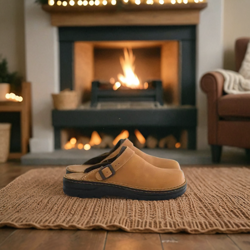 Lær Slip-On Unisex Klokker