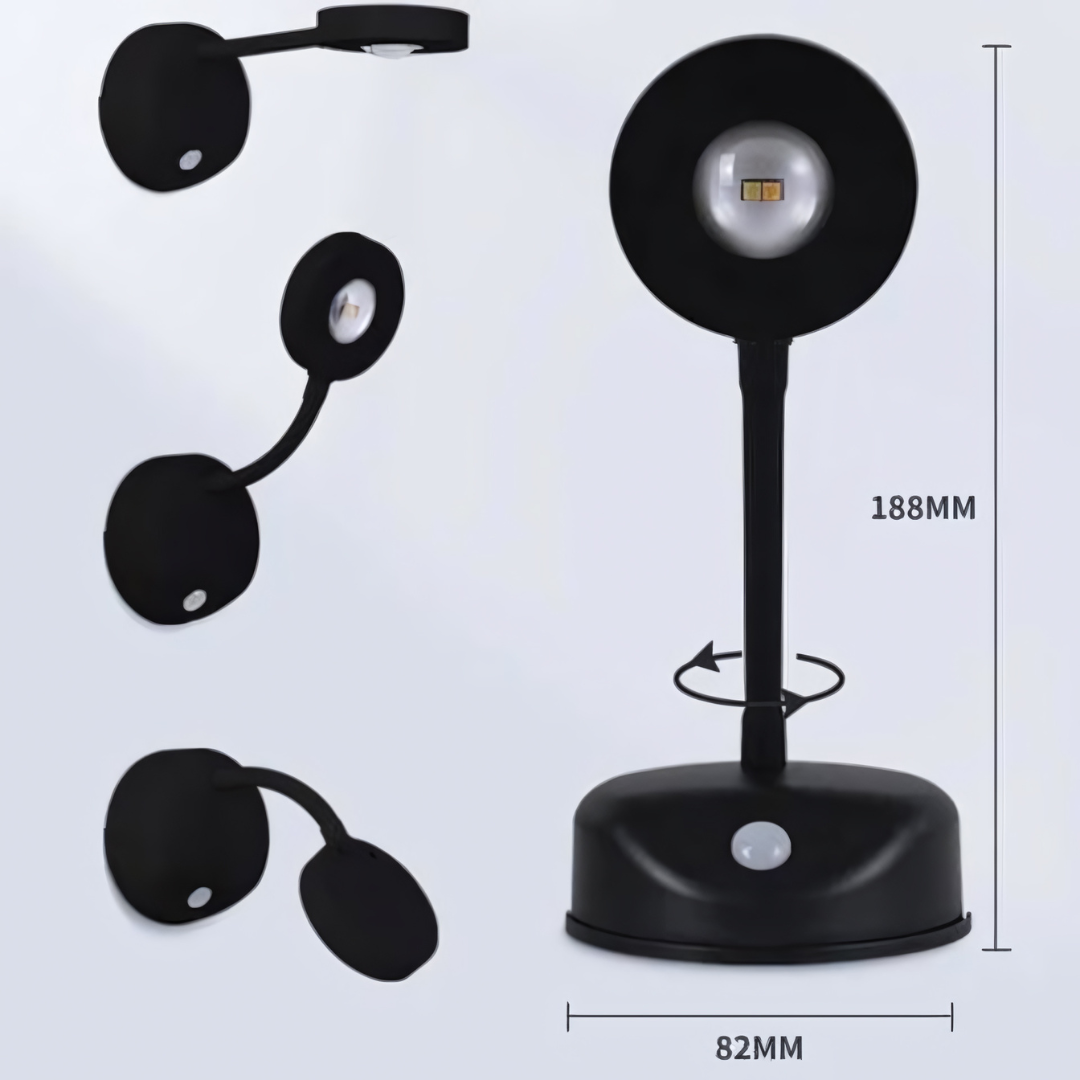Trådløs LED-lyskaster med bevegelsessensor - Spark360