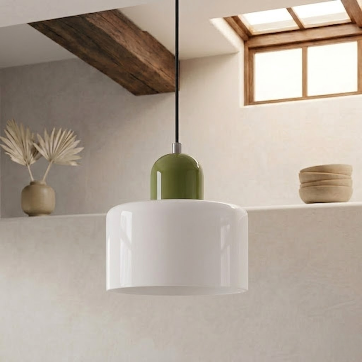 Ringformet taklampe med utvidet halo-design