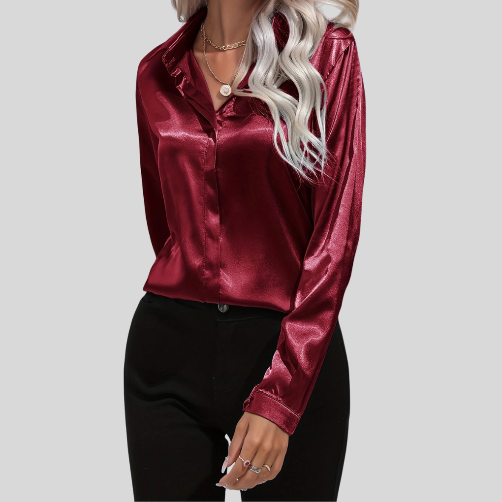 Kvinners elegante bluse – subtil stil