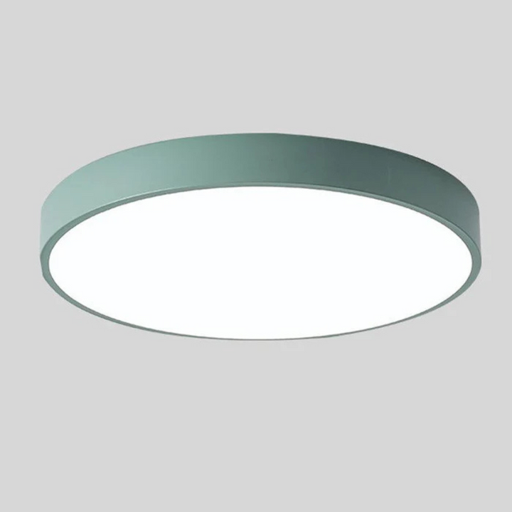 Delos taklampe i skandinavisk tre | Naturlig LED-designlampe
