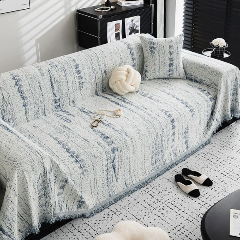 Mandel Crest Sofa Trekk Elegant Komfort for Din Stue