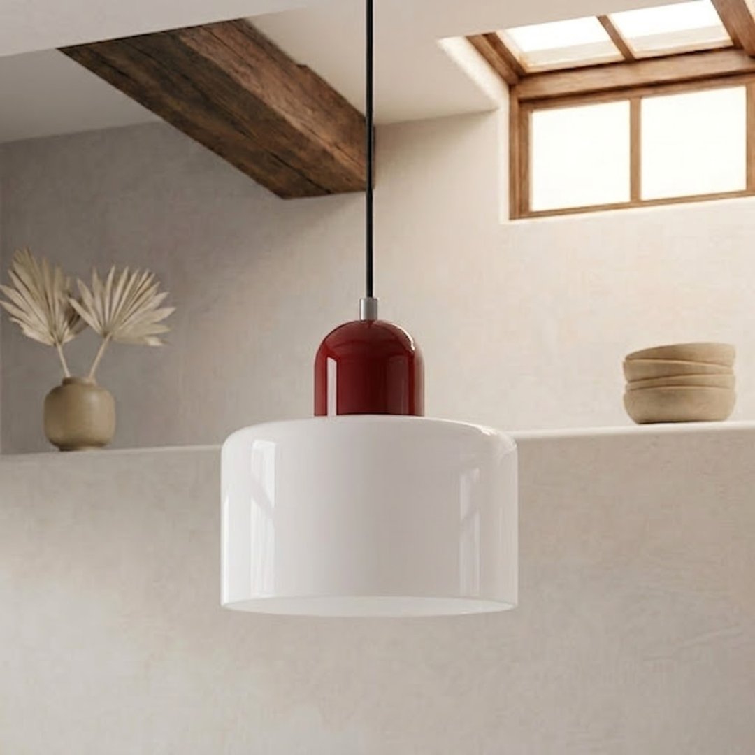Ringformet taklampe med utvidet halo-design