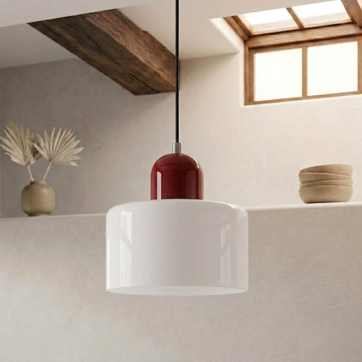 Ringformet taklampe med utvidet halo-design