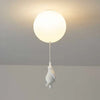 Taklampe for barn med bjørn og ballong - CloudBear