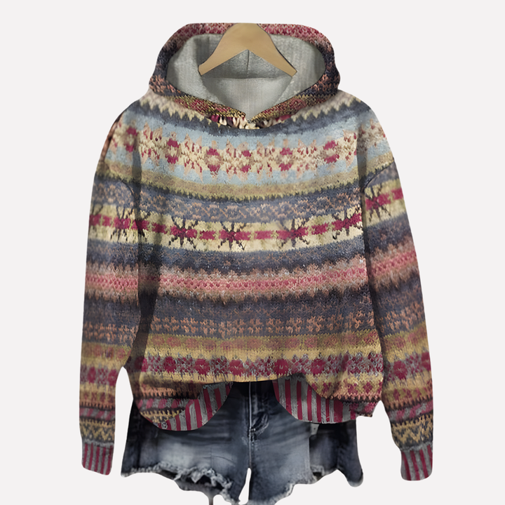 Kvinners Pullover Hettegenser