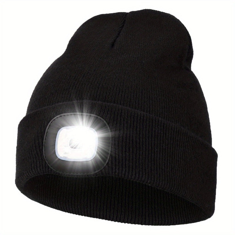 Unisex Lue med LED-lys – Praktisk Belysning for Kveldsturer