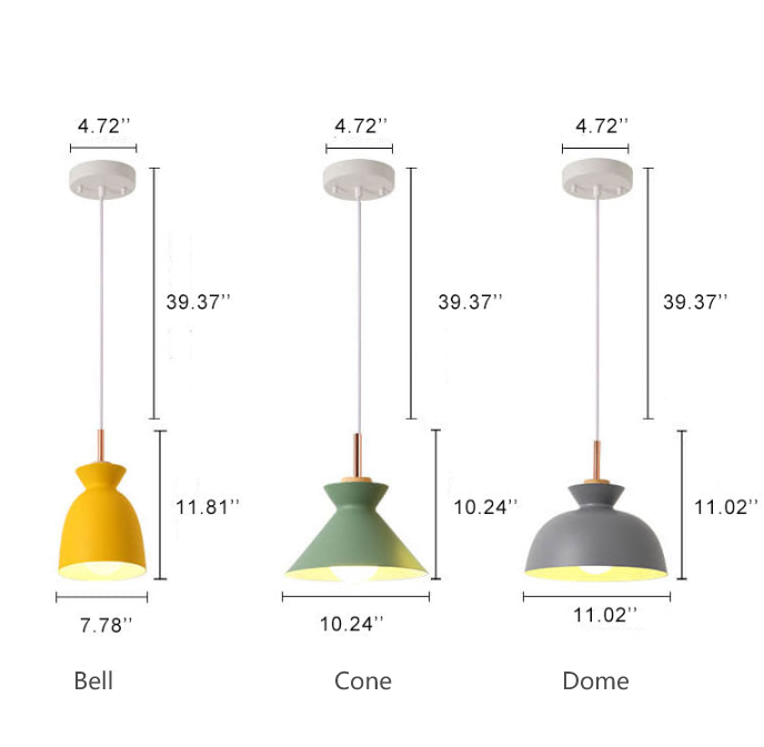 AuroraLite Nordic taklampe | Design i metall | 1 lyspunkt | Moderne fargevalg