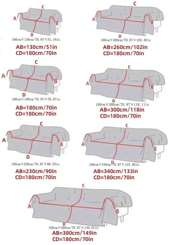 Bohemsk Stil Chenille Sofa Håndkle