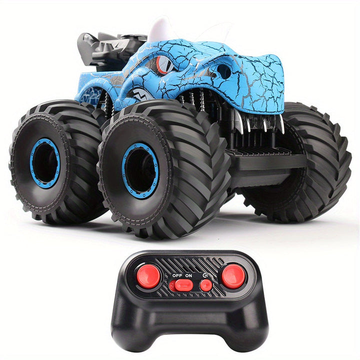 DinoBlaze Stunt Car - Spektakulær RC Monstertruck med Røyk og Lys