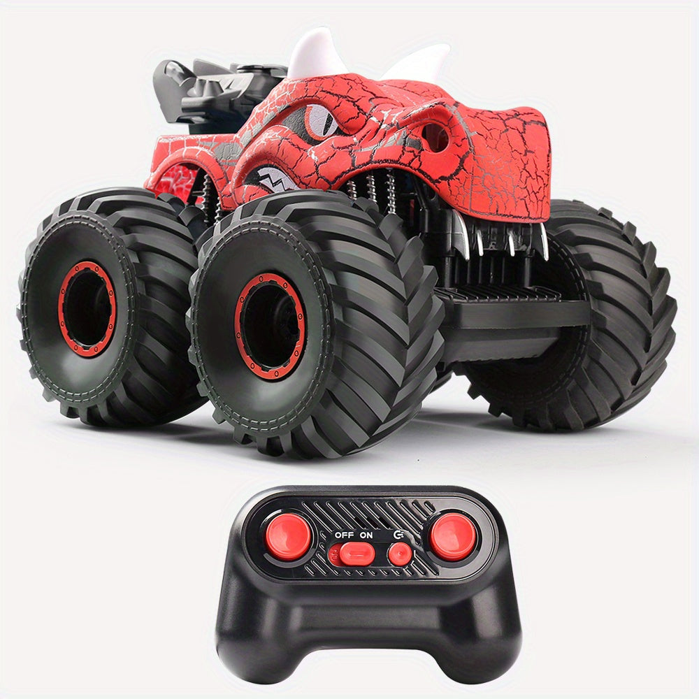 DinoBlaze Stunt Car - Spektakulær RC Monstertruck med Røyk og Lys