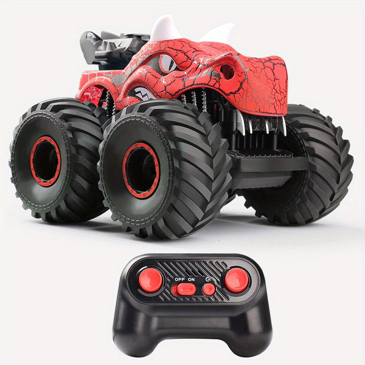 DinoBlaze Stunt Car - Spektakulær RC Monstertruck med Røyk og Lys