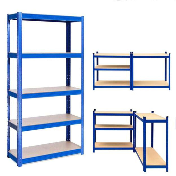 5-Tier Boltless Stål Lagerhyller