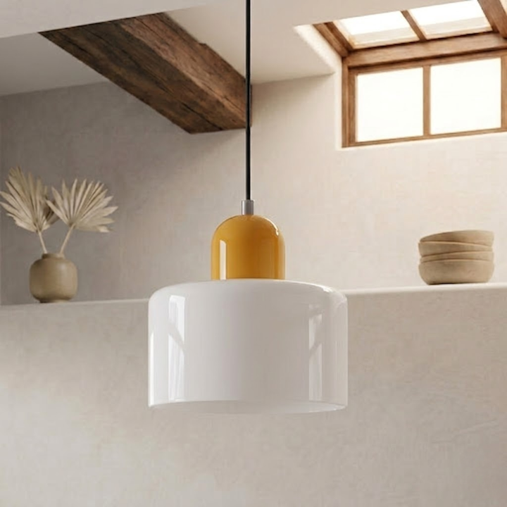 Ringformet taklampe med utvidet halo-design