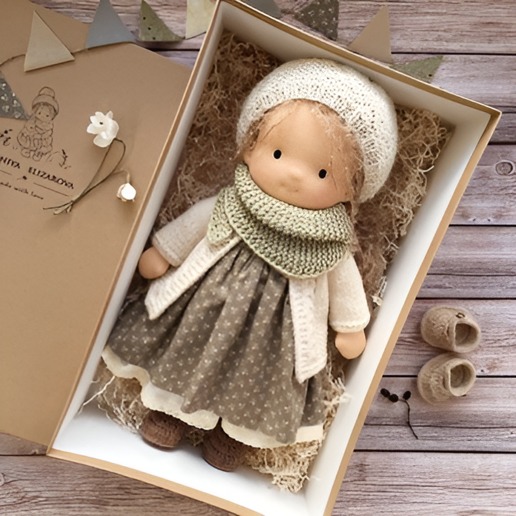 Håndlaget Waldorf Koset Dukke