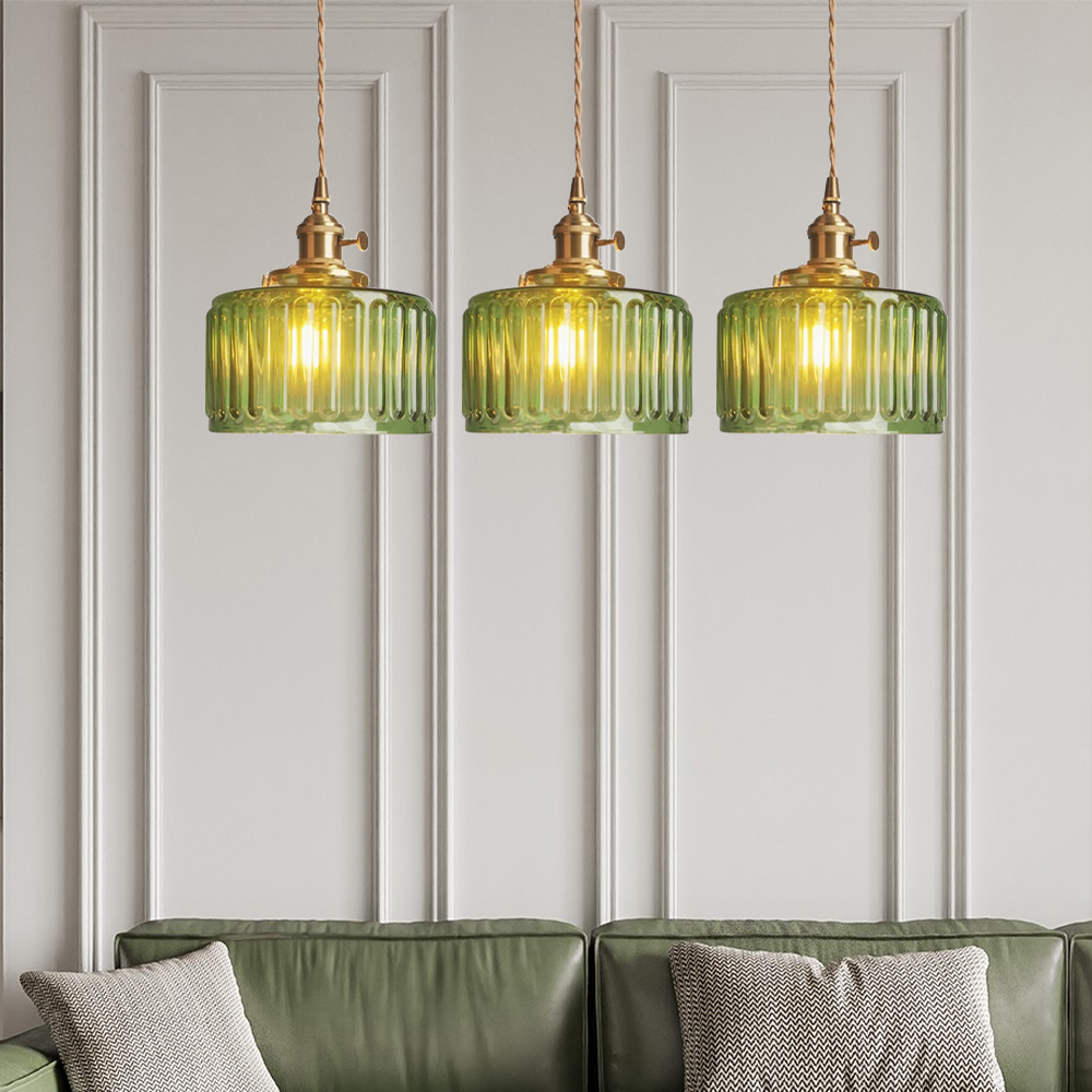 Krystallysekrone med justerbar høyde i vintagestil