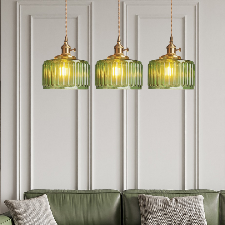 Krystallysekrone med justerbar høyde i vintagestil